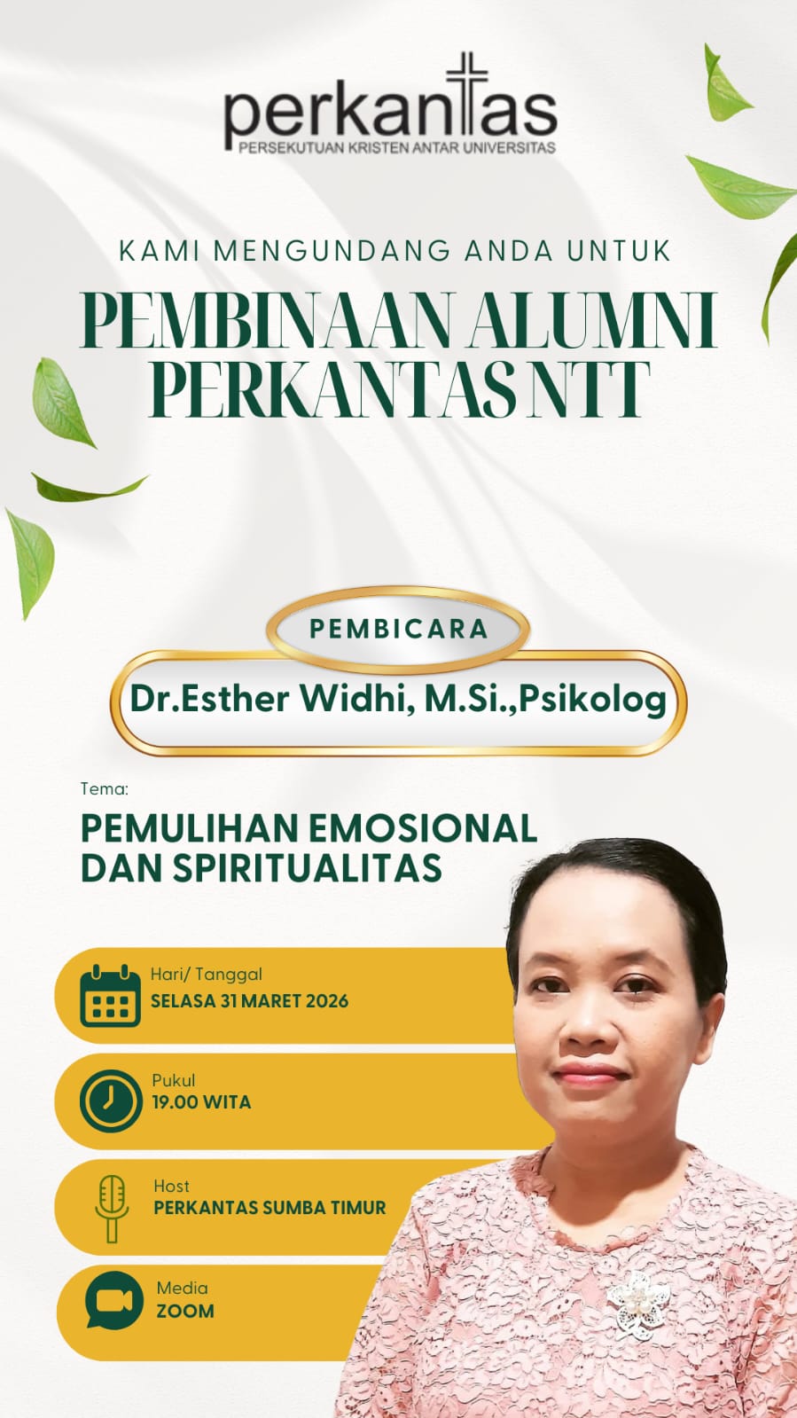 Pembinaan Alumni Perkantas NTT
